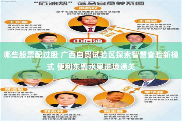 哪些股票配过股 广西自贸试验区探索智慧查验新模式 便利东盟水果进境通关