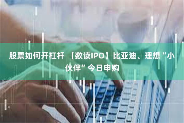 股票如何开杠杆 【数读IPO】比亚迪、理想“小伙伴”今日申购